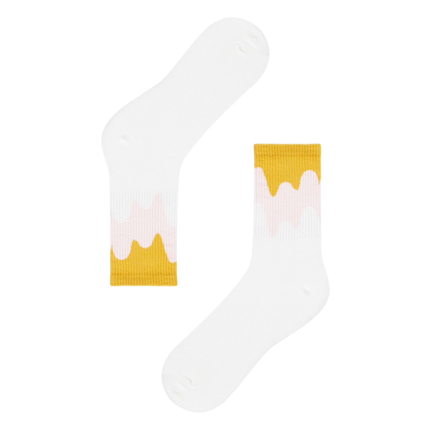 Women's Gradient Paint Quarter Length Socks