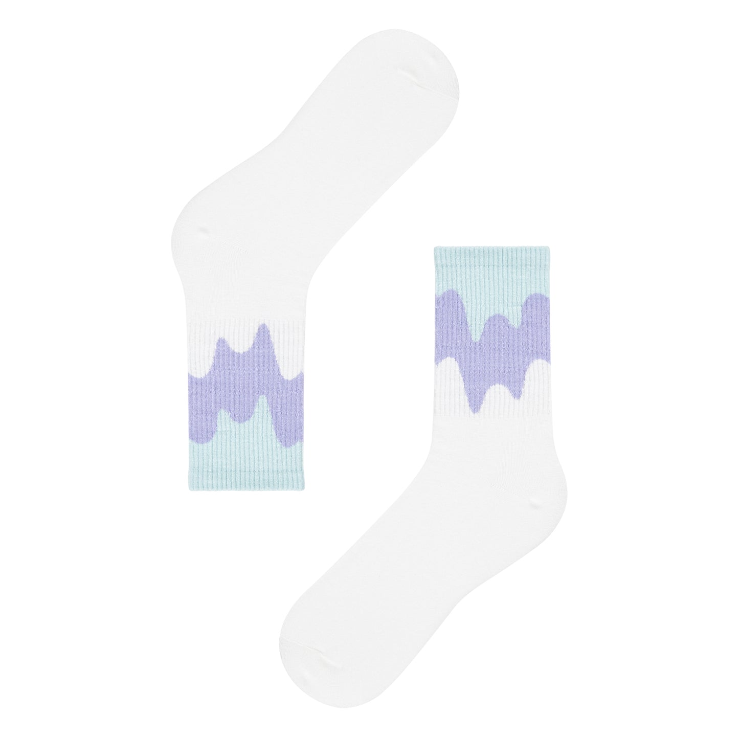 Women's Gradient Paint Quarter Length Socks