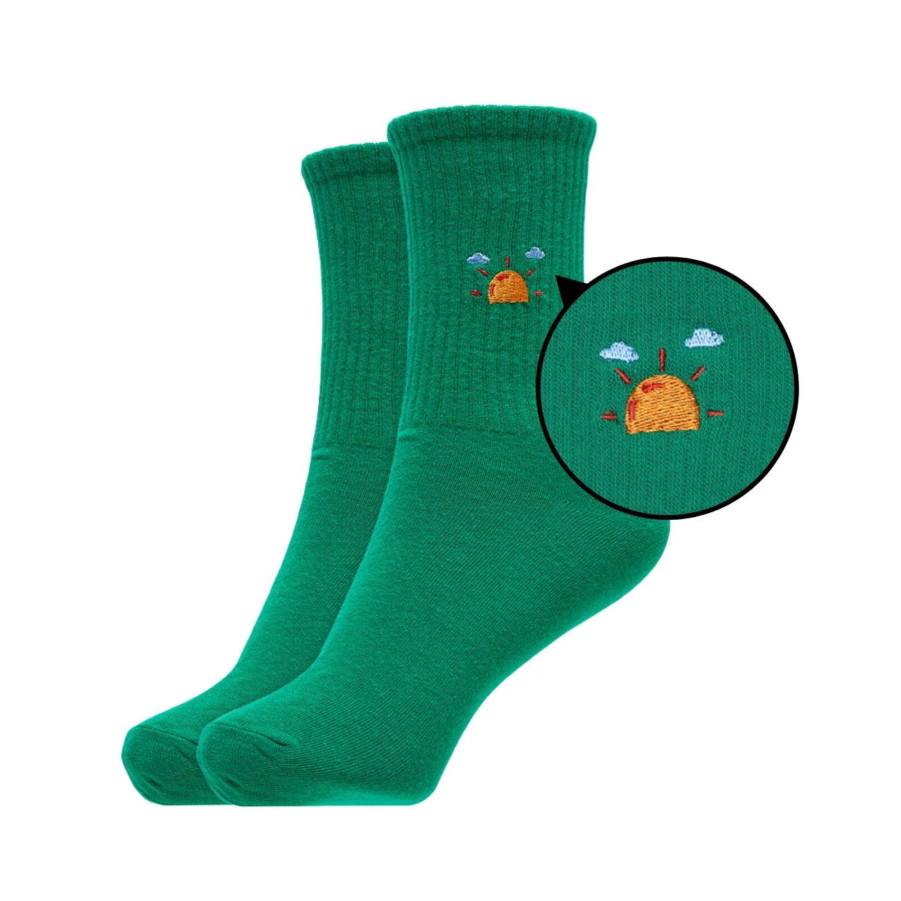 Womens Nature Series Crew Length Socks - IDENTITY Apparel Shop