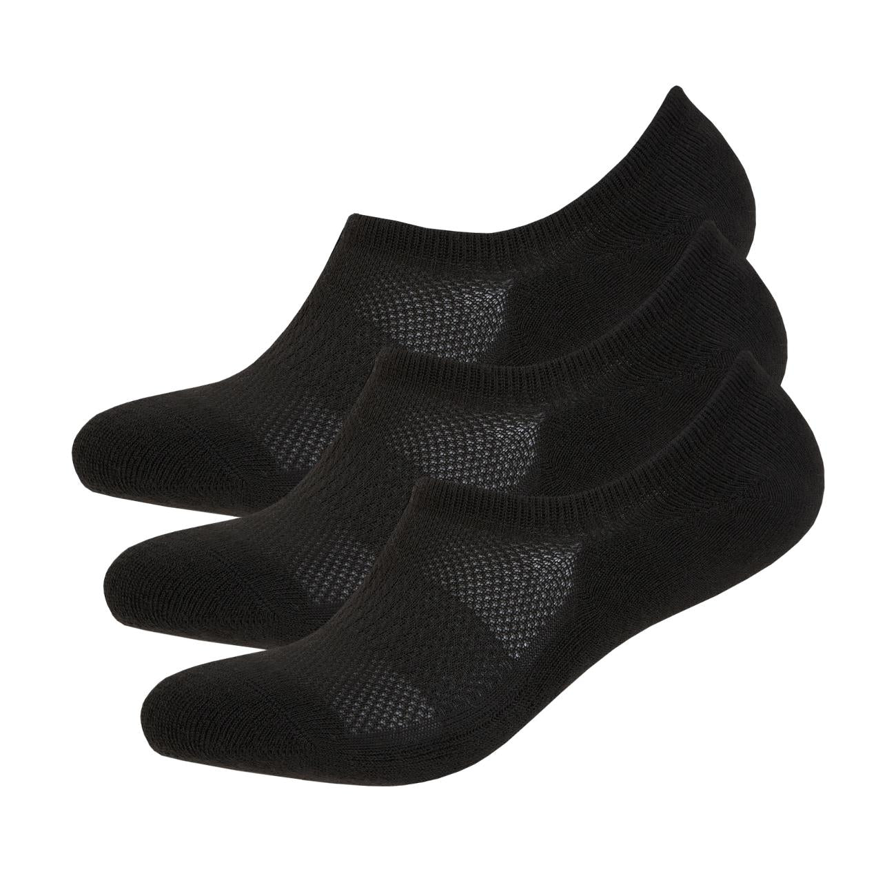 IDENTITY Apparel Performance Enhancing Moisture-Wicking Active Wear Invisible Foot Socks with Arch Support