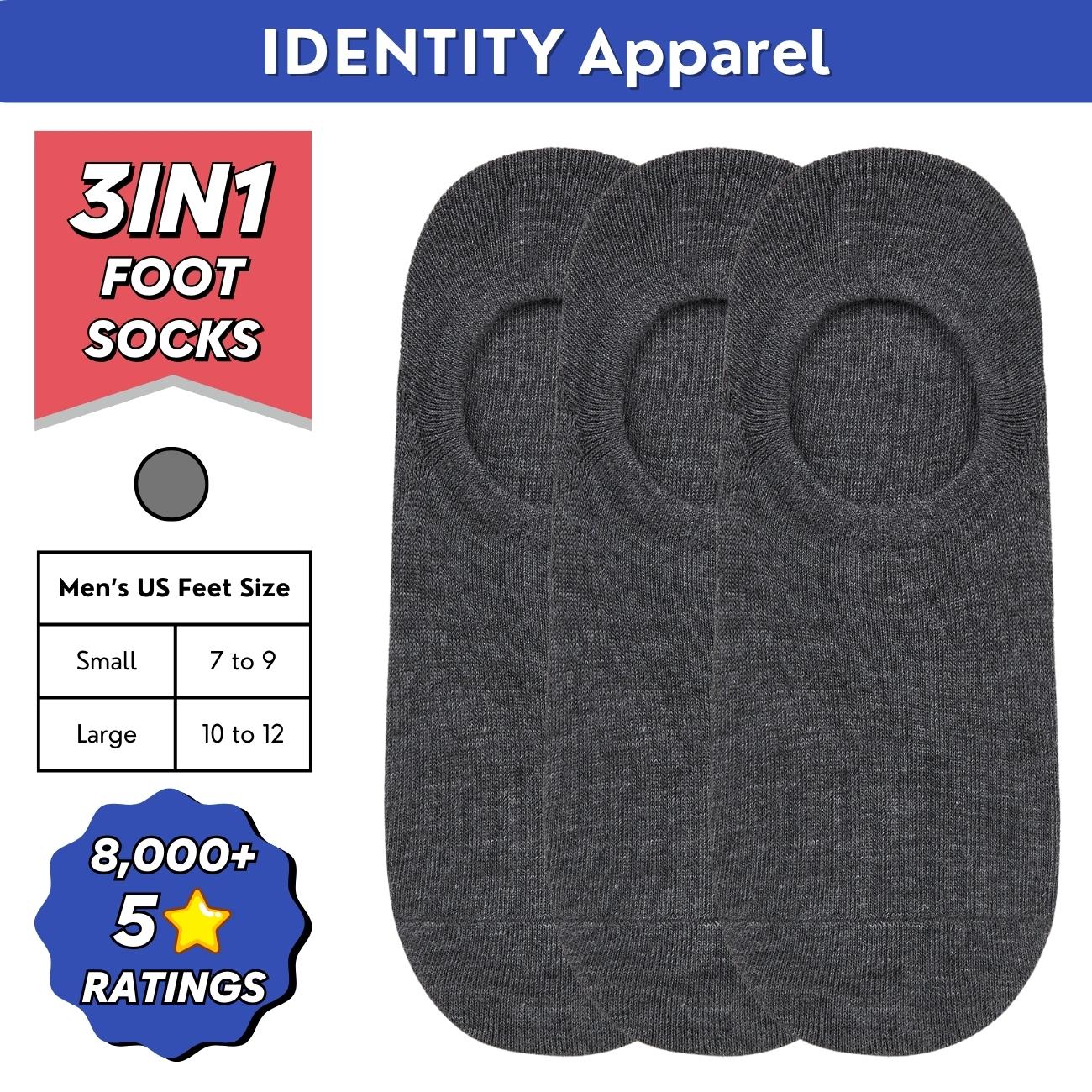 Plain Invisible No-Show Cotton Foot Socks