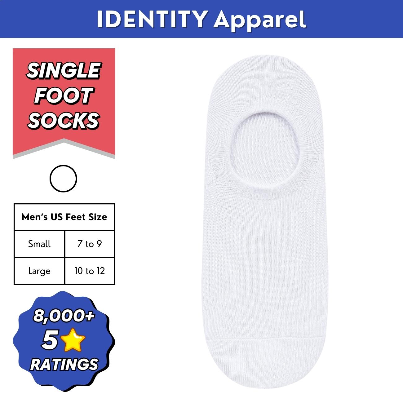 Plain Invisible No-Show Cotton Foot Socks