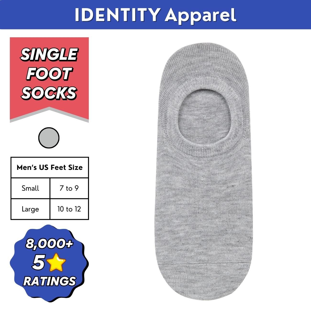 Plain Invisible No-Show Cotton Foot Socks