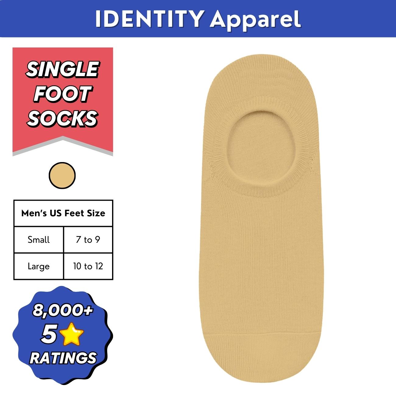 Plain Invisible No-Show Cotton Foot Socks
