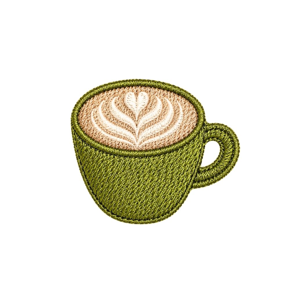 Cappuccino Embroidered Premium Cotton Socks | Caffeine Club Collection