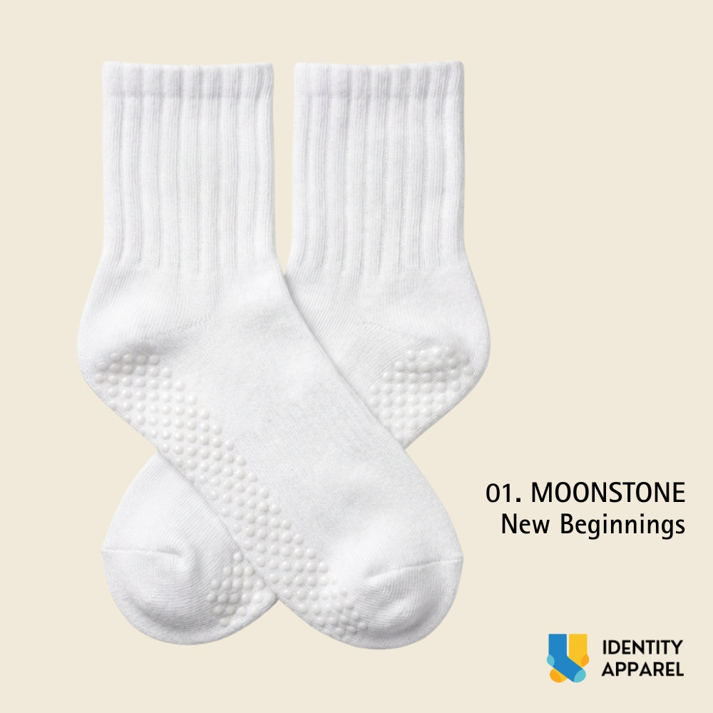 Women's Non-Slip Grip Socks for Yoga, Pilates & Barre | The Crystal Edit