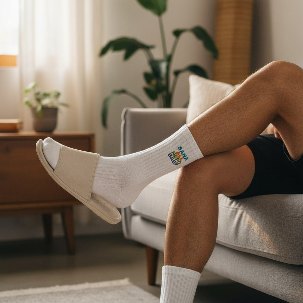 SANA ALL NEPO BABY - Limited Edition Embroidered Statement Socks