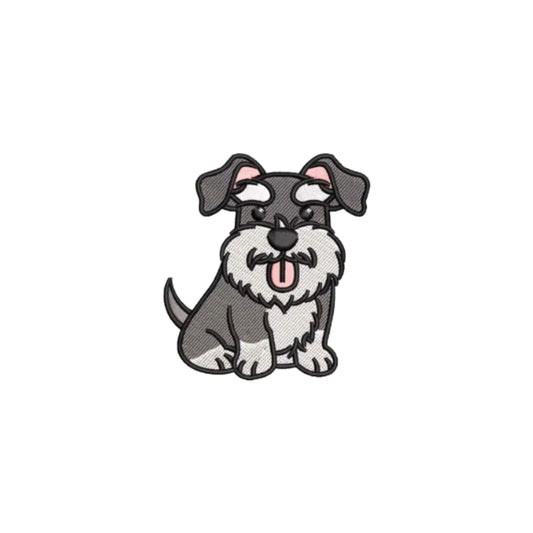 Schnauzer Embroidered Cotton Socks for Dog Lovers | Pup Culture Collection