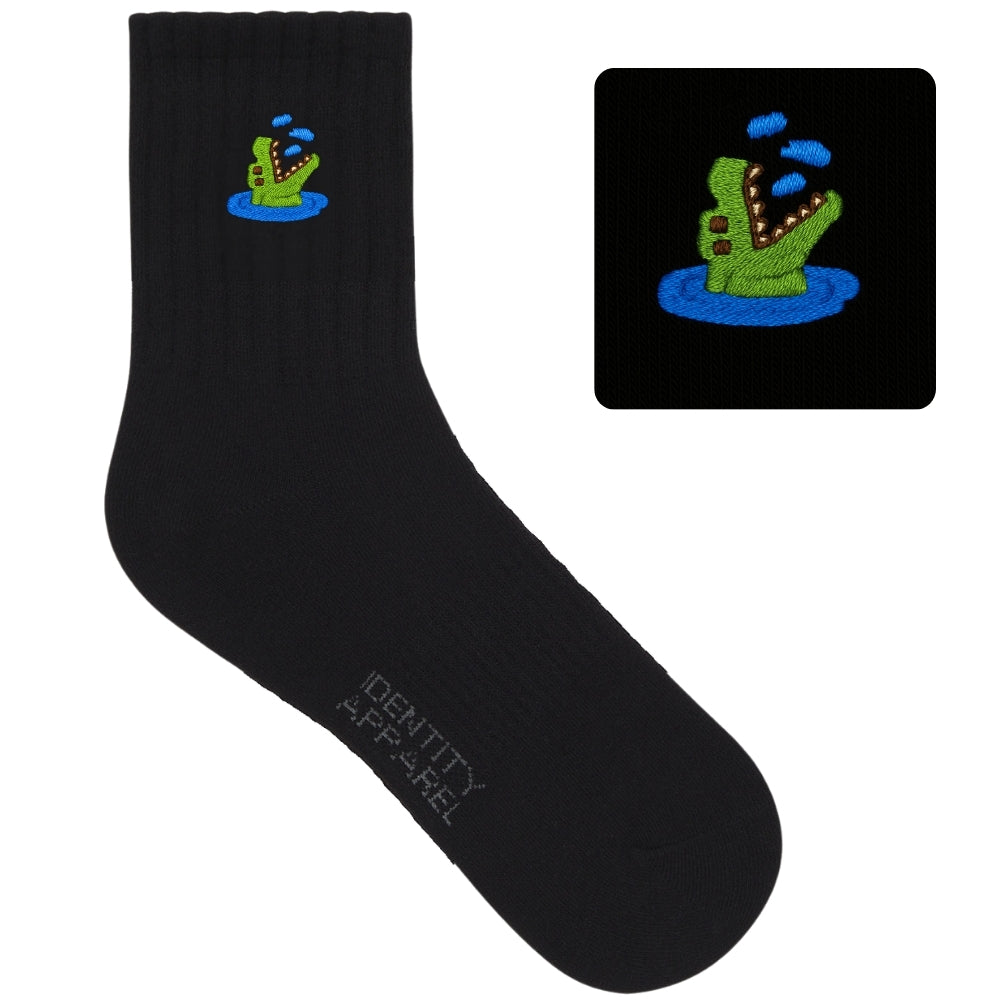 The Budget Eater Embroidered Political Statement Socks | Buwaya Collection