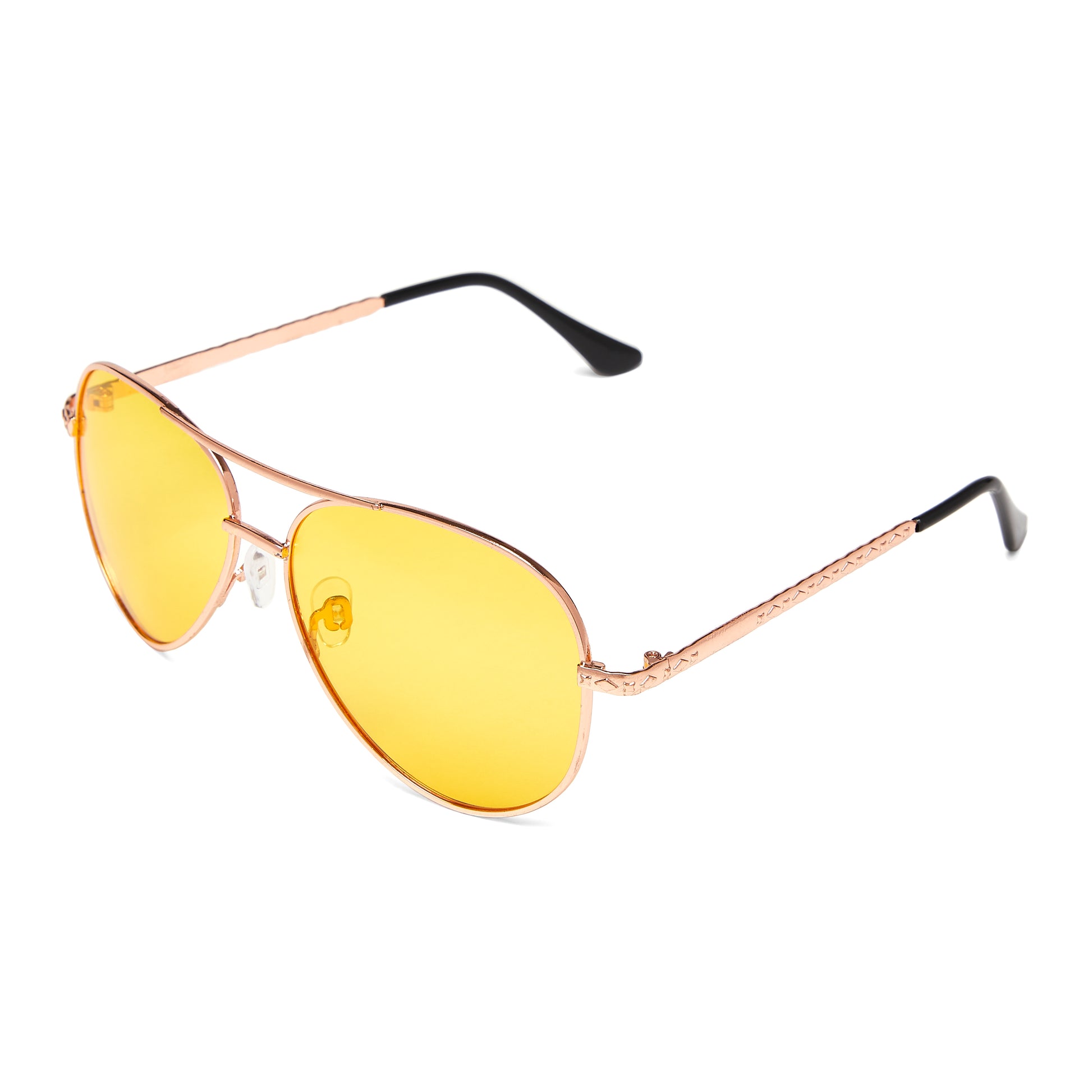 MAXINE (Size 58) UV-Protected Womens Tinted Pilot Aviator Sunglasses - IDENTITY Apparel Shop