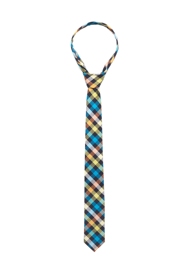 ID-CTN-07 Printed Cotton Necktie - IDENTITY Apparel Shop