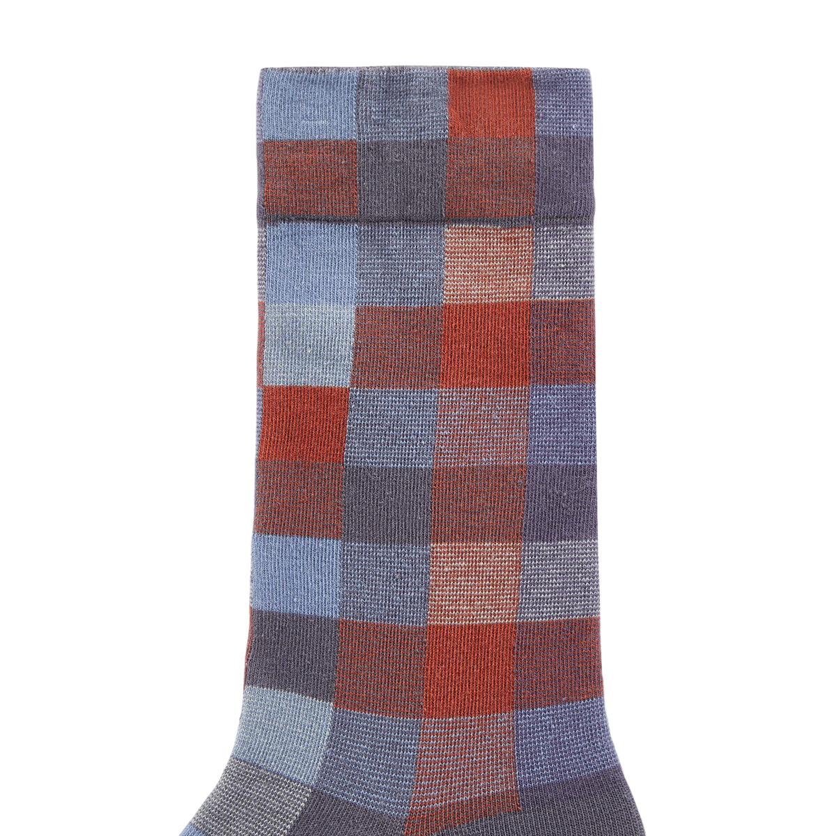 Nova Check Printed Crew Length Socks - IDENTITY Apparel Shop