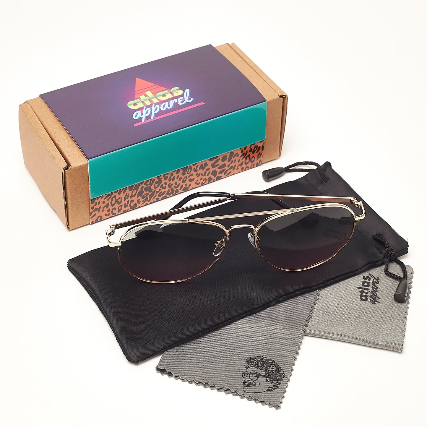 MADISON (Size 59) UV-Protected Womens Pilot Aviator Sunglasses - IDENTITY Apparel Shop