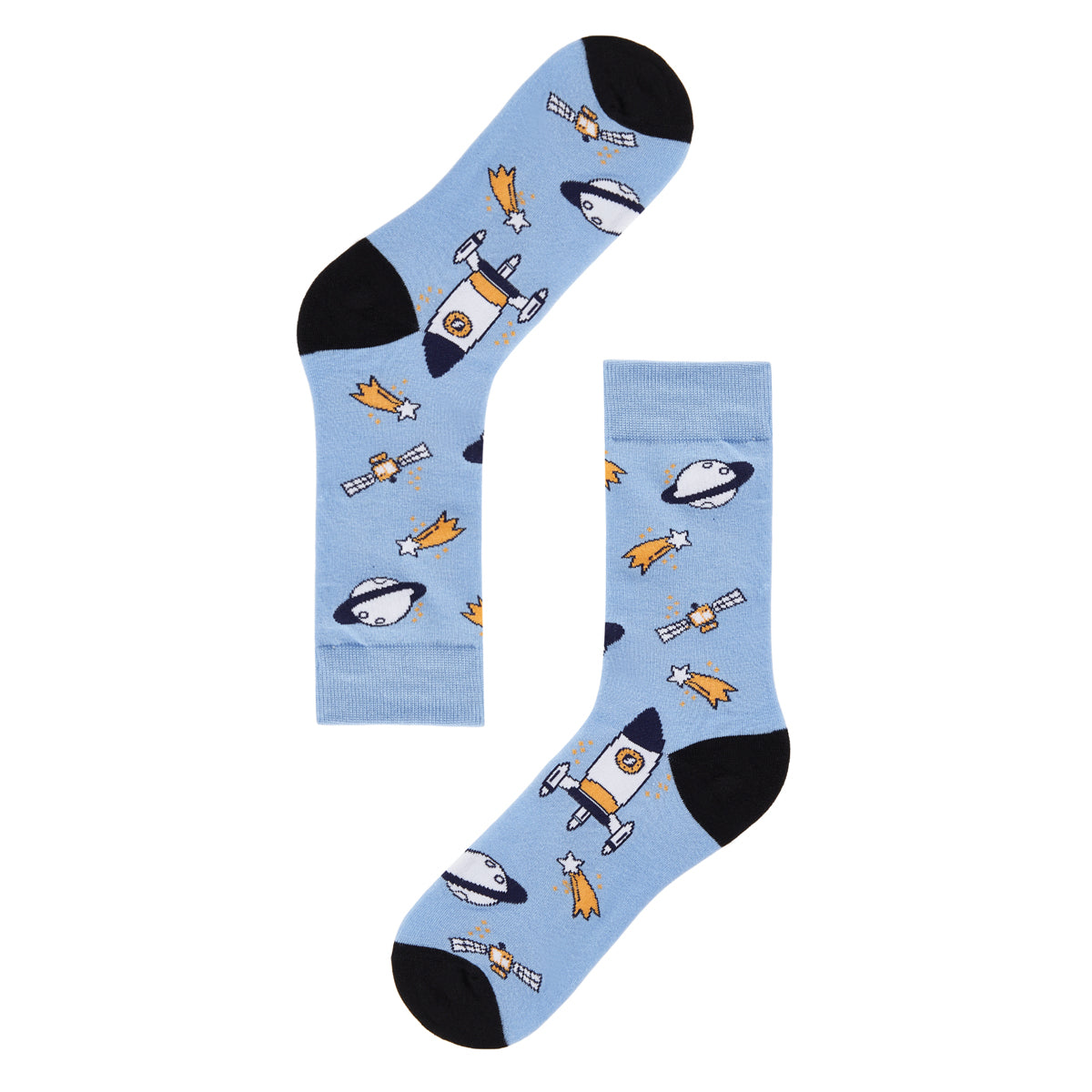 Orbiter Printed Crew Length Socks - IDENTITY Apparel Shop