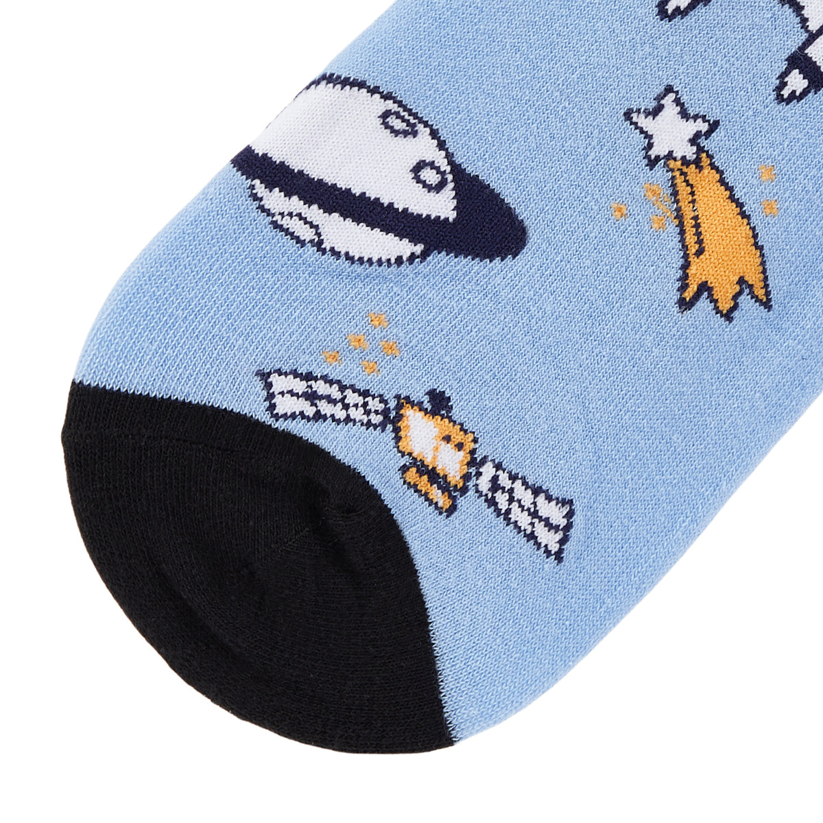 Orbiter Printed Crew Length Socks - IDENTITY Apparel Shop