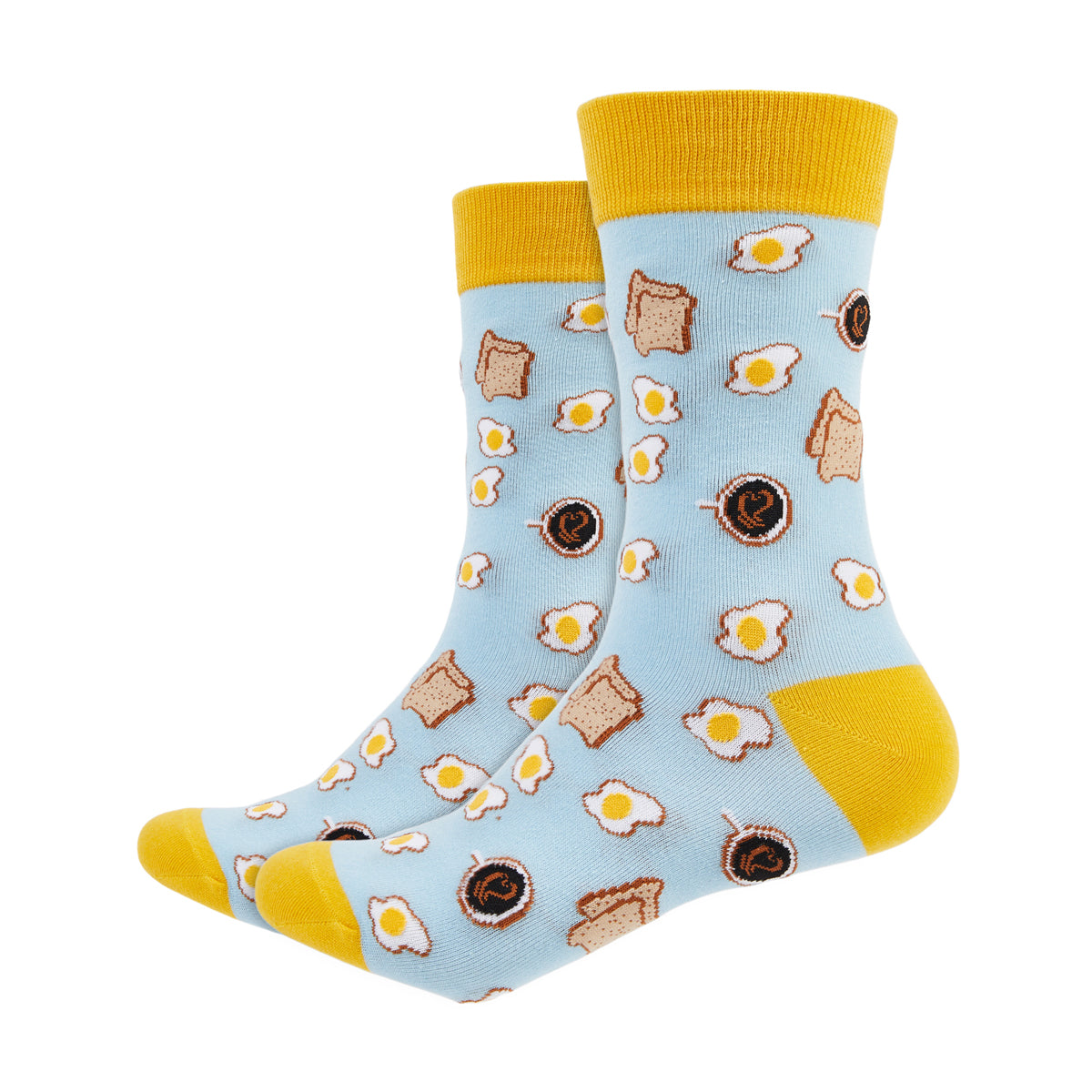 Breakfast Printed Crew Length Socks - IDENTITY Apparel Shop
