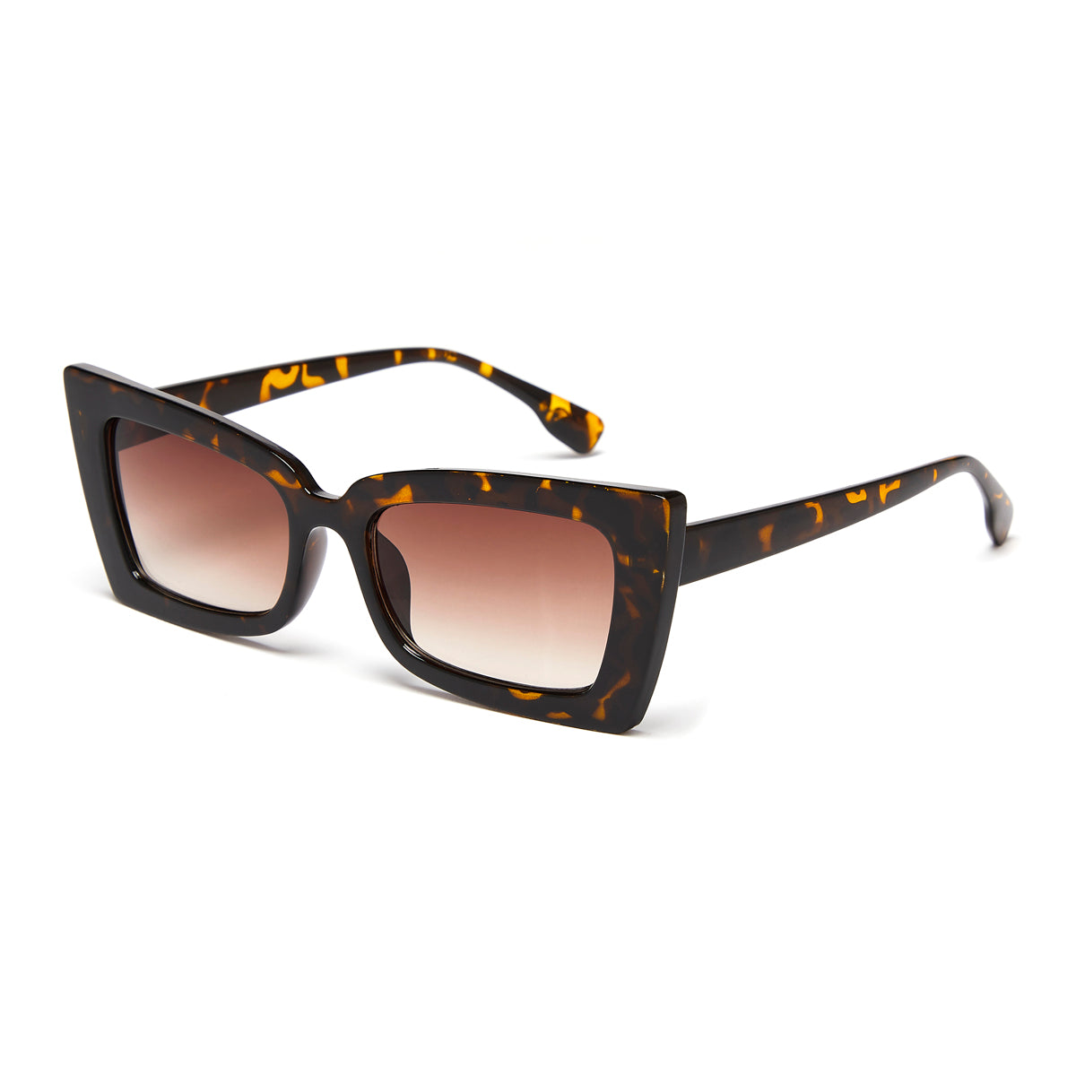 KYLIE (Size 55) UV-Protected Rectangular Cat-Eye Womens Sunglasses - IDENTITY Apparel Shop