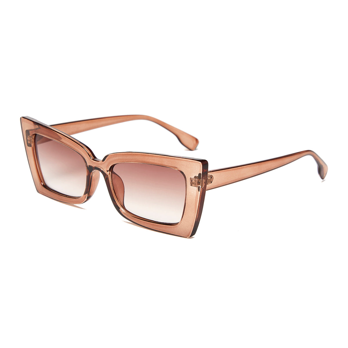 KYLIE (Size 55) UV-Protected Rectangular Cat-Eye Womens Sunglasses - IDENTITY Apparel Shop