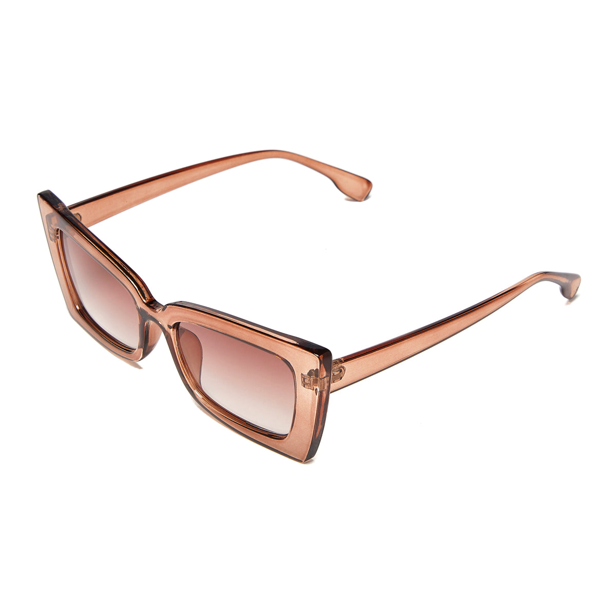 KYLIE (Size 55) UV-Protected Rectangular Cat-Eye Womens Sunglasses - IDENTITY Apparel Shop