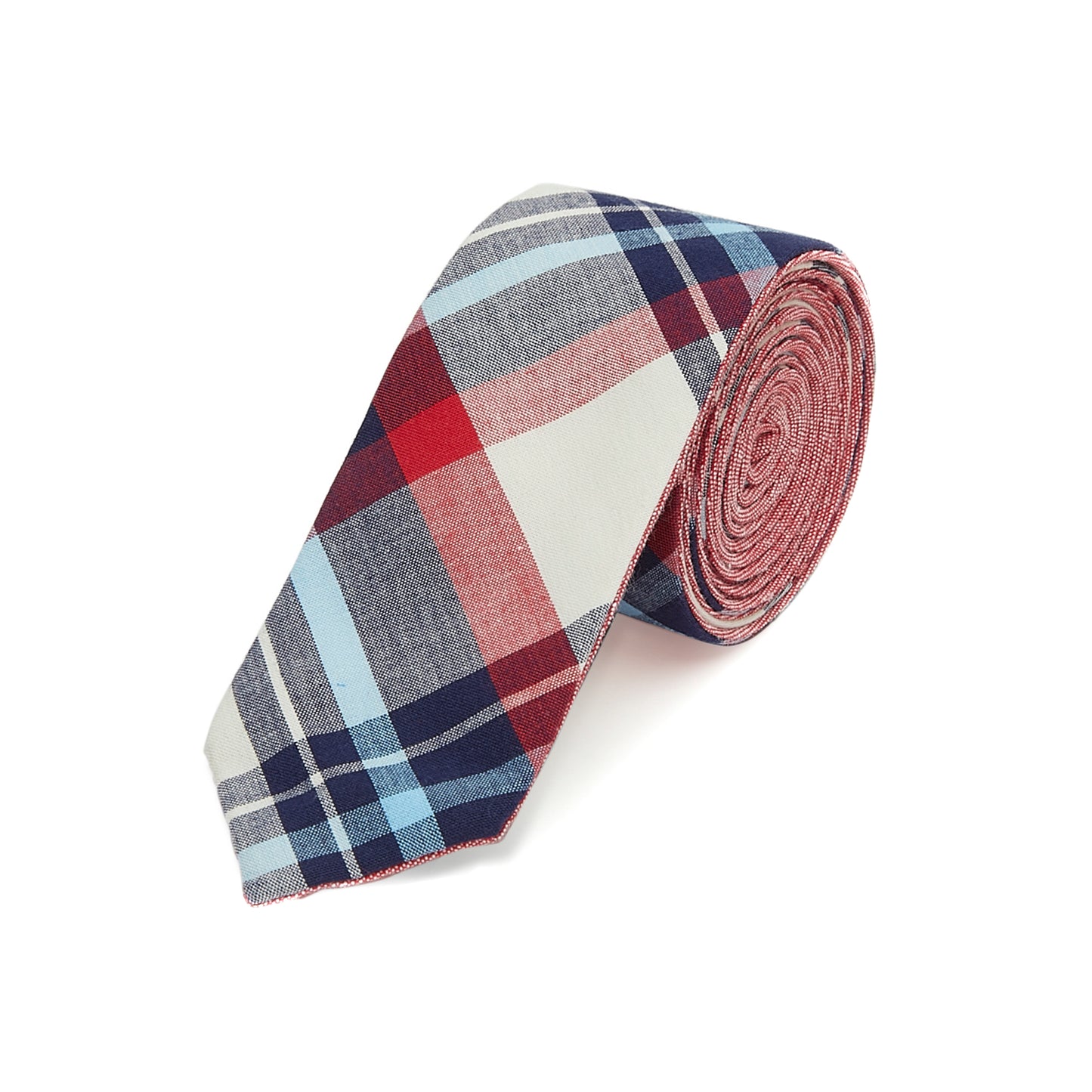 Berryflush Reversible Cotton Necktie - IDENTITY Apparel Shop