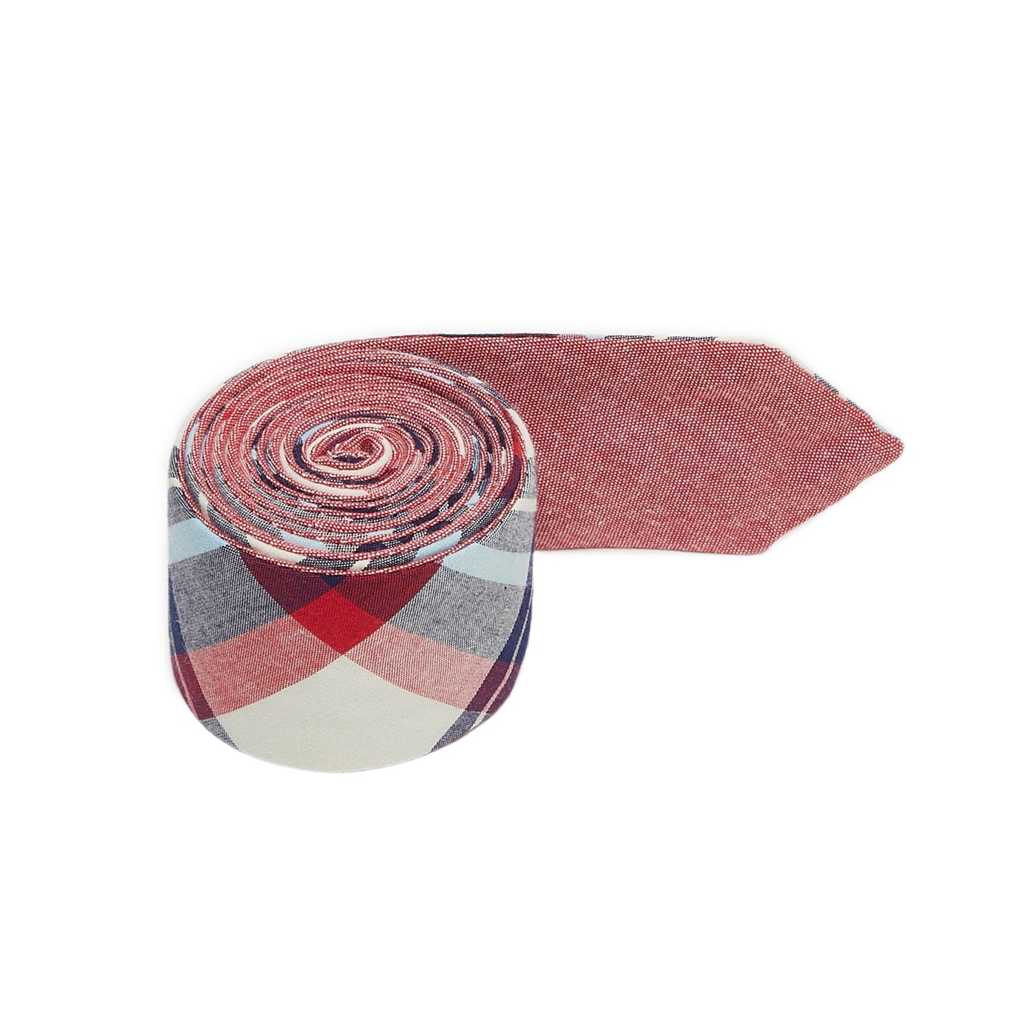 Berryflush Reversible Cotton Necktie - IDENTITY Apparel Shop