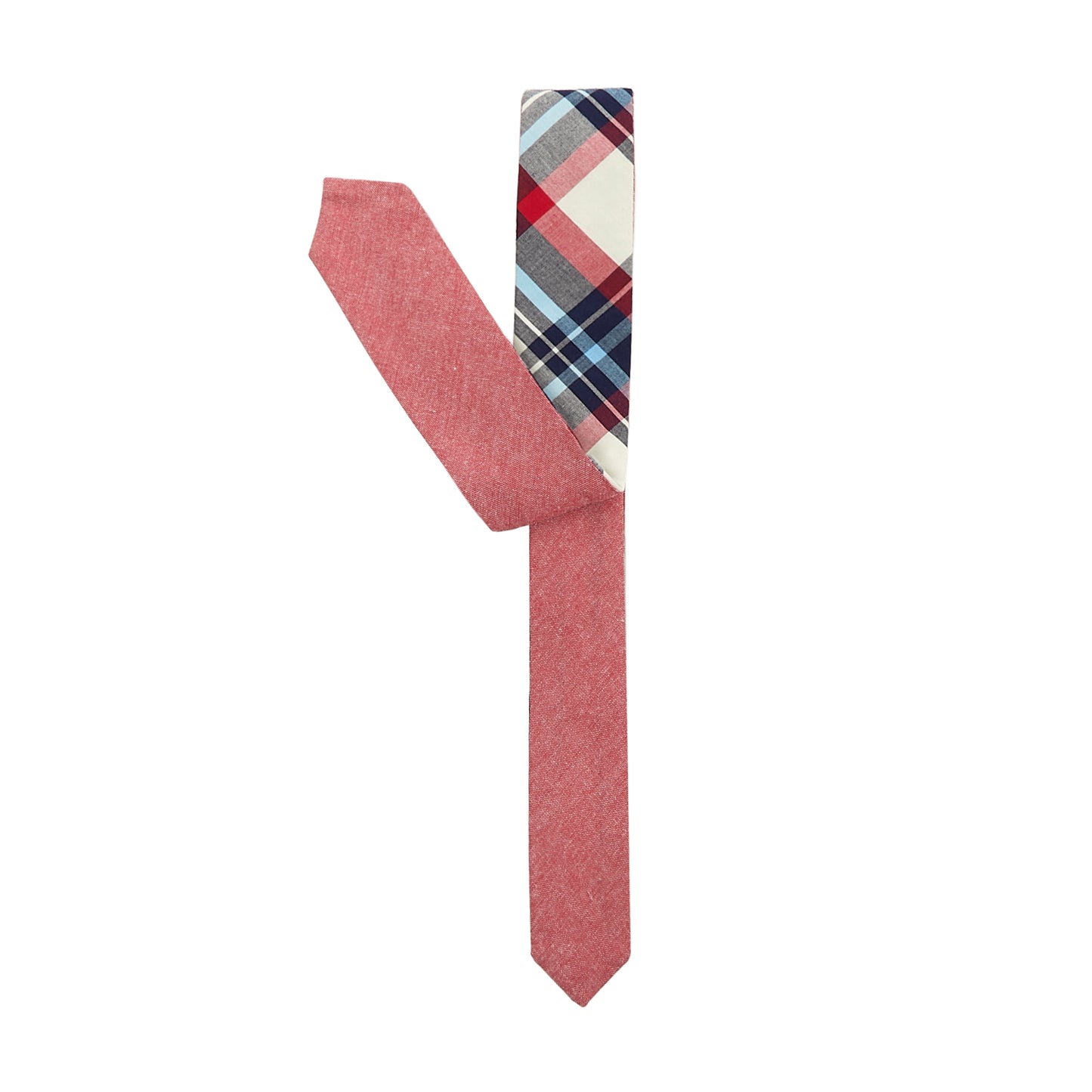 Berryflush Reversible Cotton Necktie - IDENTITY Apparel Shop