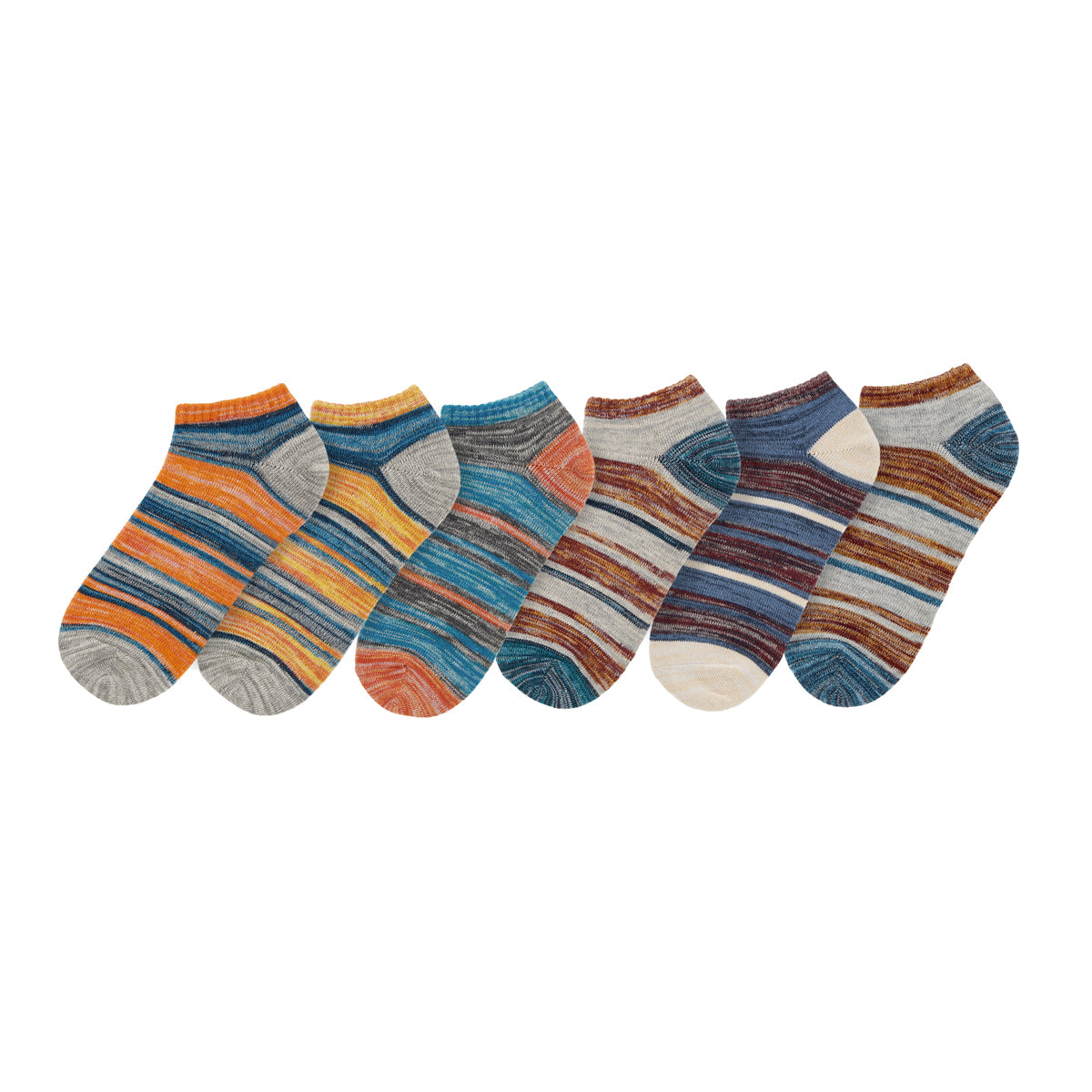 Mens Ankle Length Melange Printed Socks - IDENTITY Apparel Shop