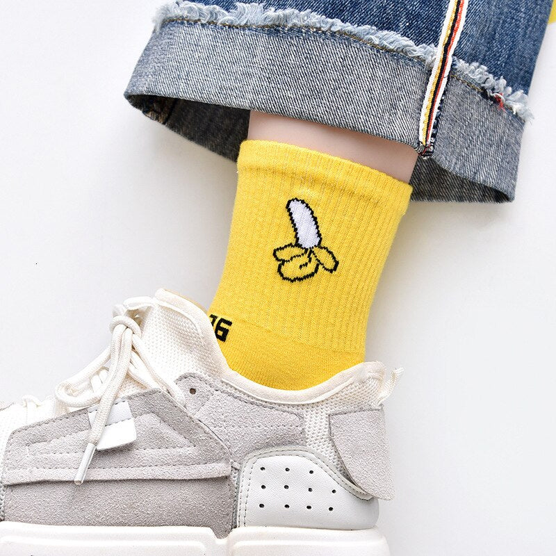 Womens Fruit Series Quarter Length Socks - IDENTITY Apparel Shop