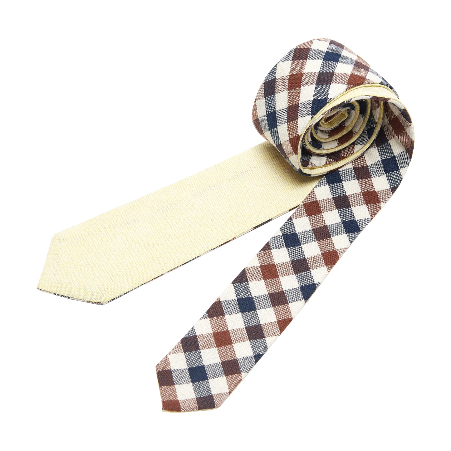 Butterfinger Reversible Cotton Necktie - IDENTITY Apparel Shop