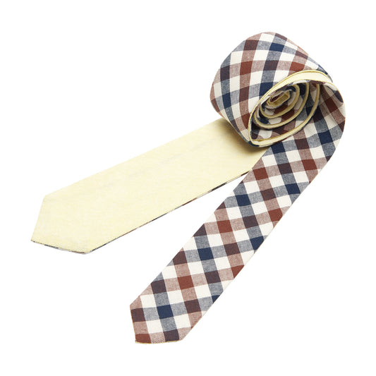 Butterfinger Reversible Cotton Necktie - IDENTITY Apparel Shop