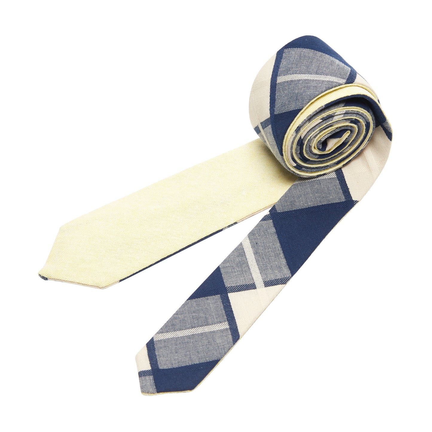 Lemon Head Reversible Cotton Necktie - IDENTITY Apparel Shop