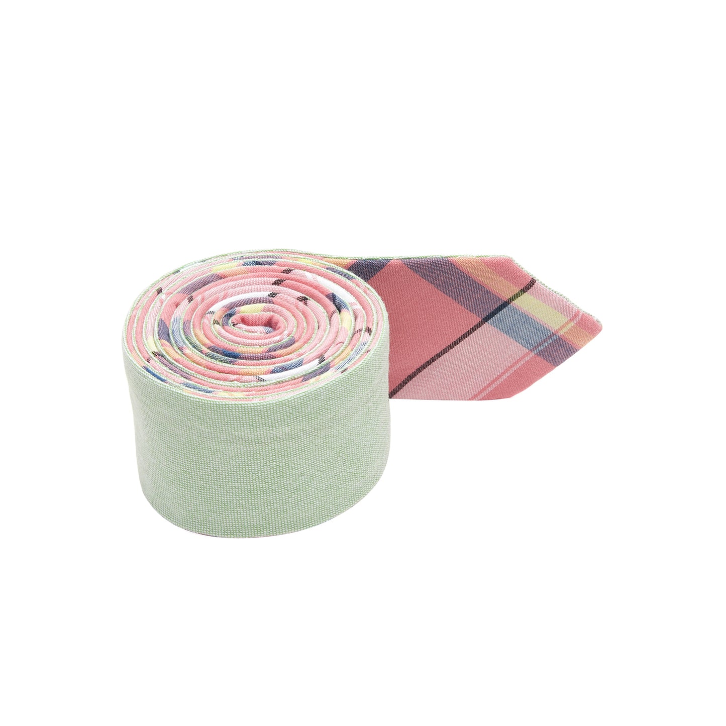 Peppermint Reversible Cotton Necktie - IDENTITY Apparel Shop