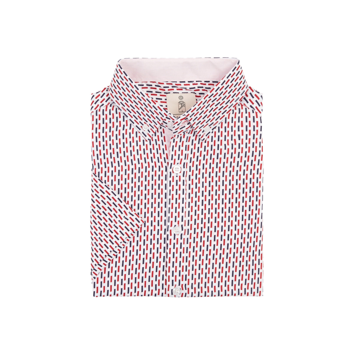 K1569 Mens REGULAR FIT Heritage Prints Button Down Short Sleeve Shirt - IDENTITY Apparel Shop