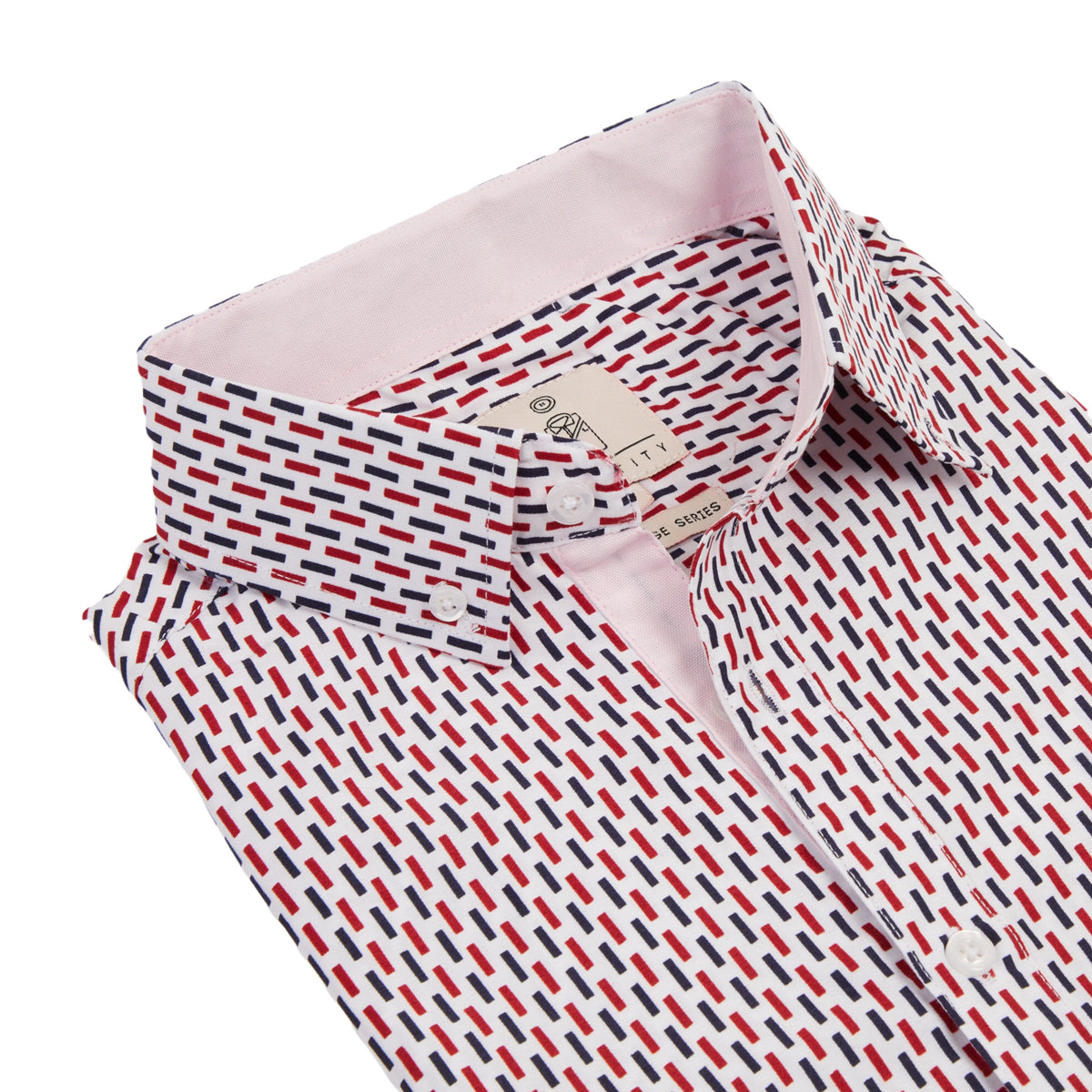K1569 Mens REGULAR FIT Heritage Prints Button Down Short Sleeve Shirt - IDENTITY Apparel Shop