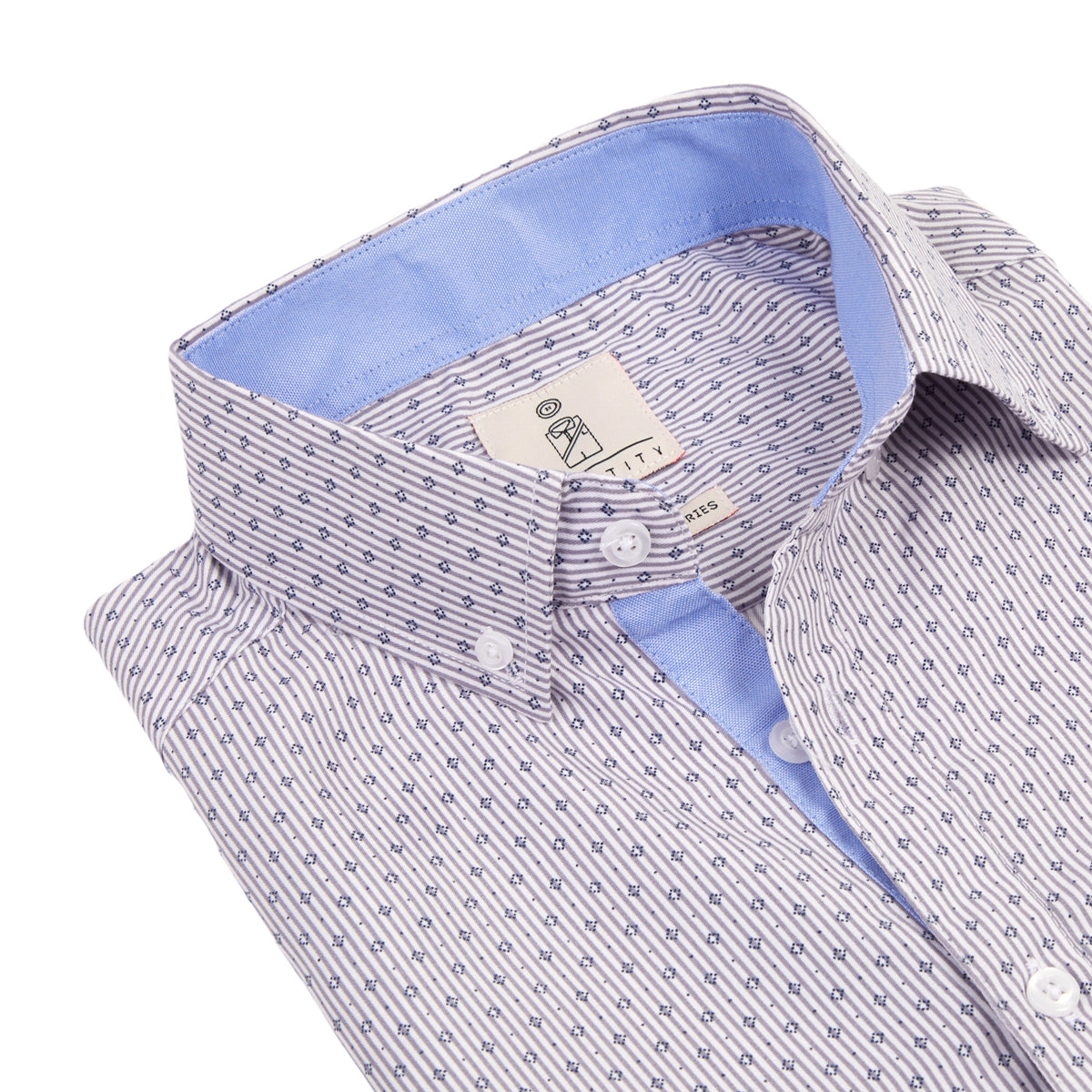 K1663 Mens REGULAR FIT Heritage Prints Button Down Short Sleeve Shirt - IDENTITY Apparel Shop