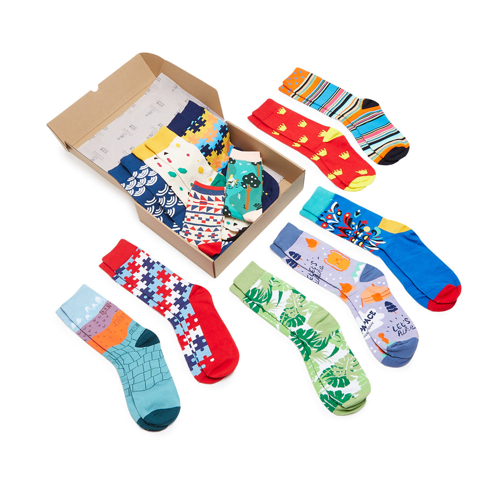 Daily Grind Box of Socks Gift Set - 12 Pairs - IDENTITY Apparel Shop