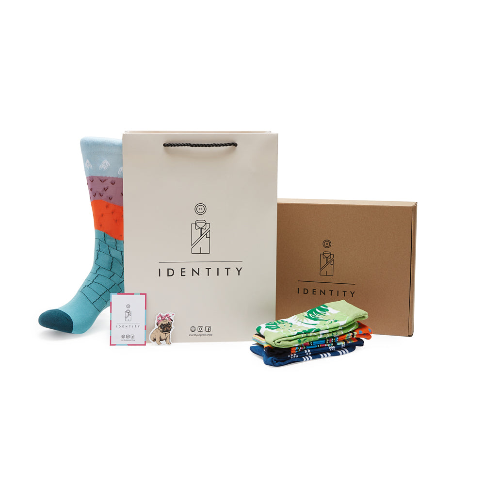 Daily Grind Box of Socks Gift Set - 12 Pairs - IDENTITY Apparel Shop