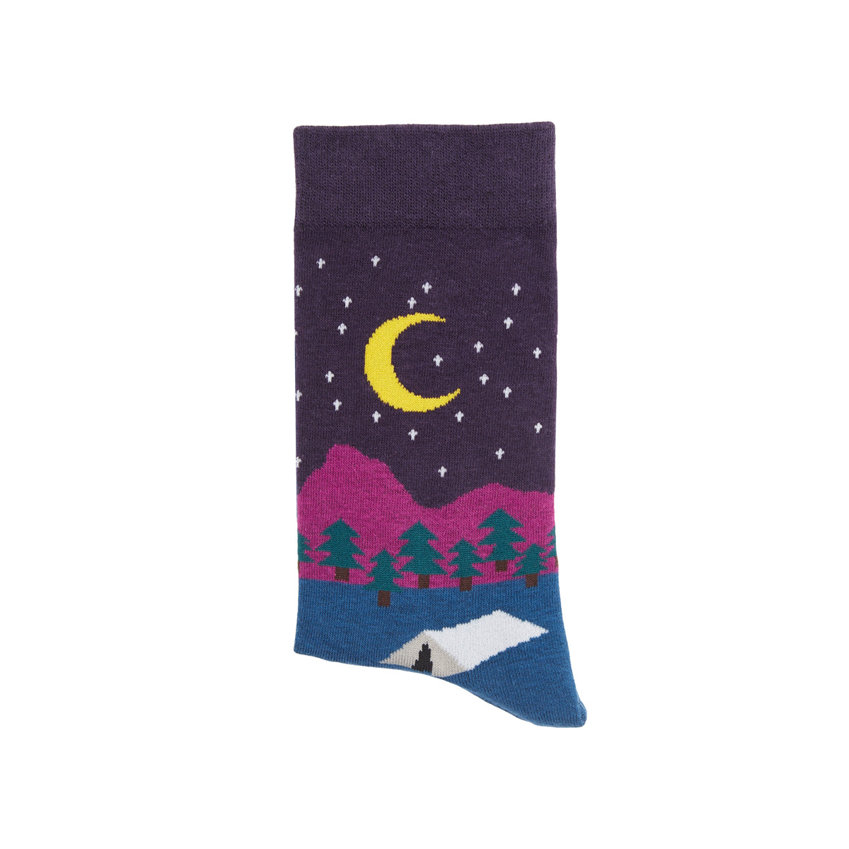 Campfire Stories Printed Quarter Length Socks - IDENTITY Apparel Shop