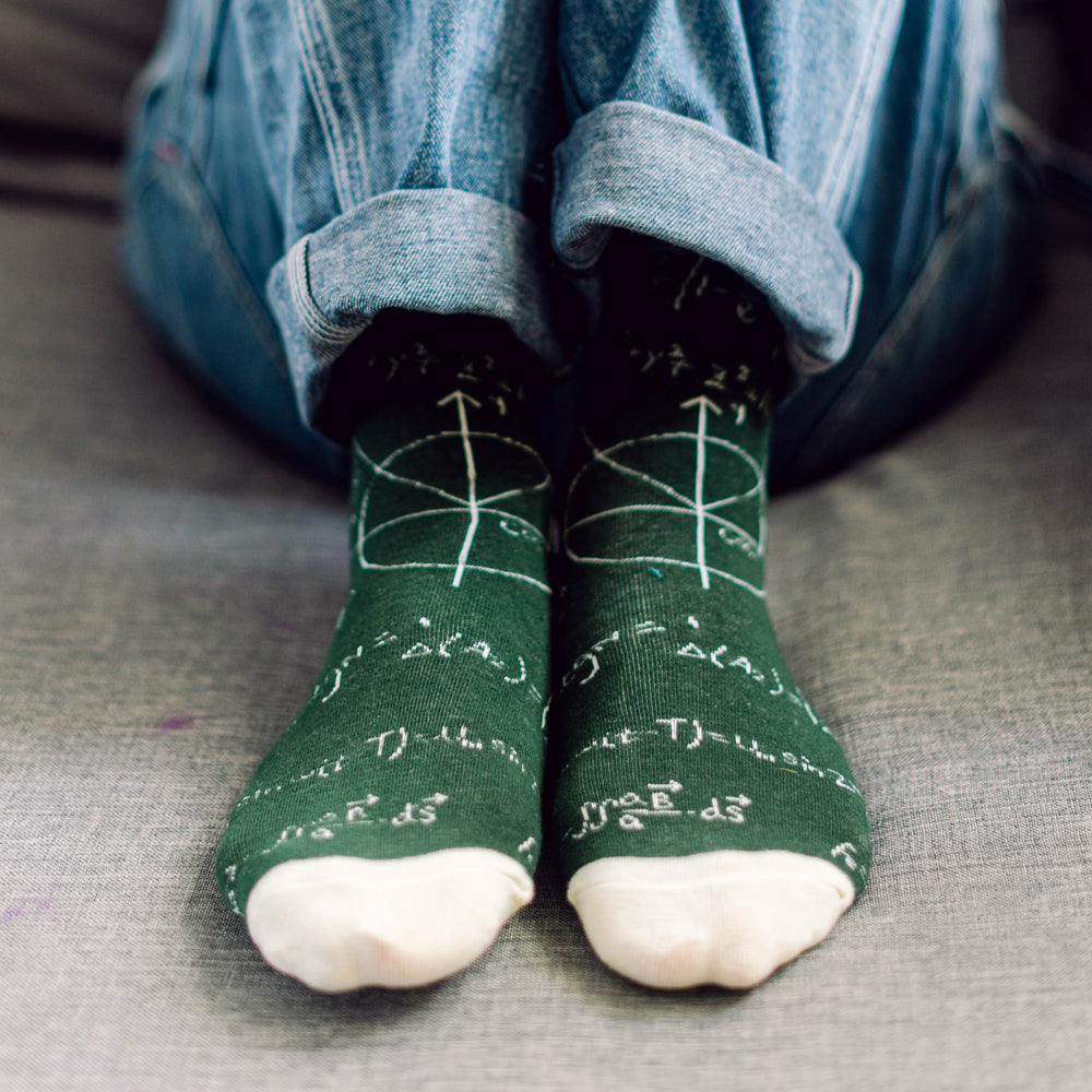 Equation Printed Crew Length Socks - IDENTITY Apparel Shop