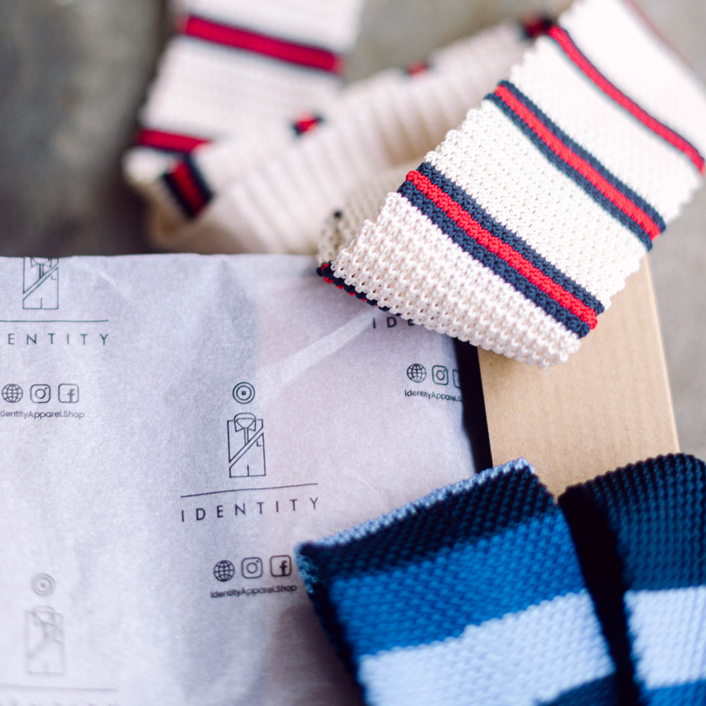 ID-KNN-06 Knitted Necktie - IDENTITY Apparel Shop