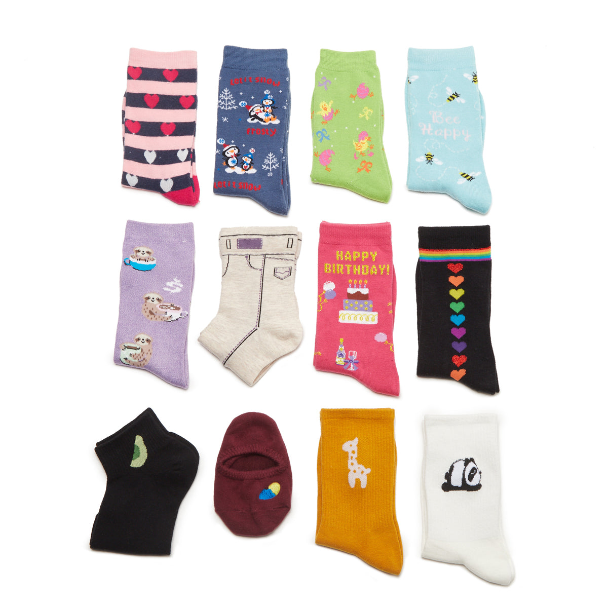 Mystery Box of Socks Gift Set - 10 Pairs - IDENTITY Apparel Shop