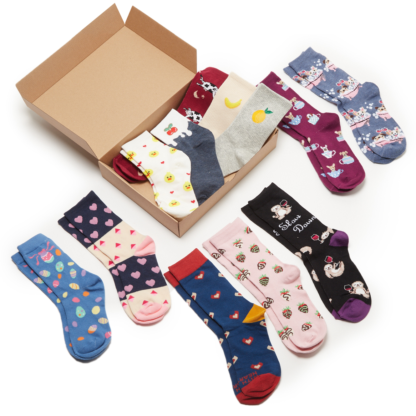 Mystery Box of Socks Gift Set - 10 Pairs - IDENTITY Apparel Shop