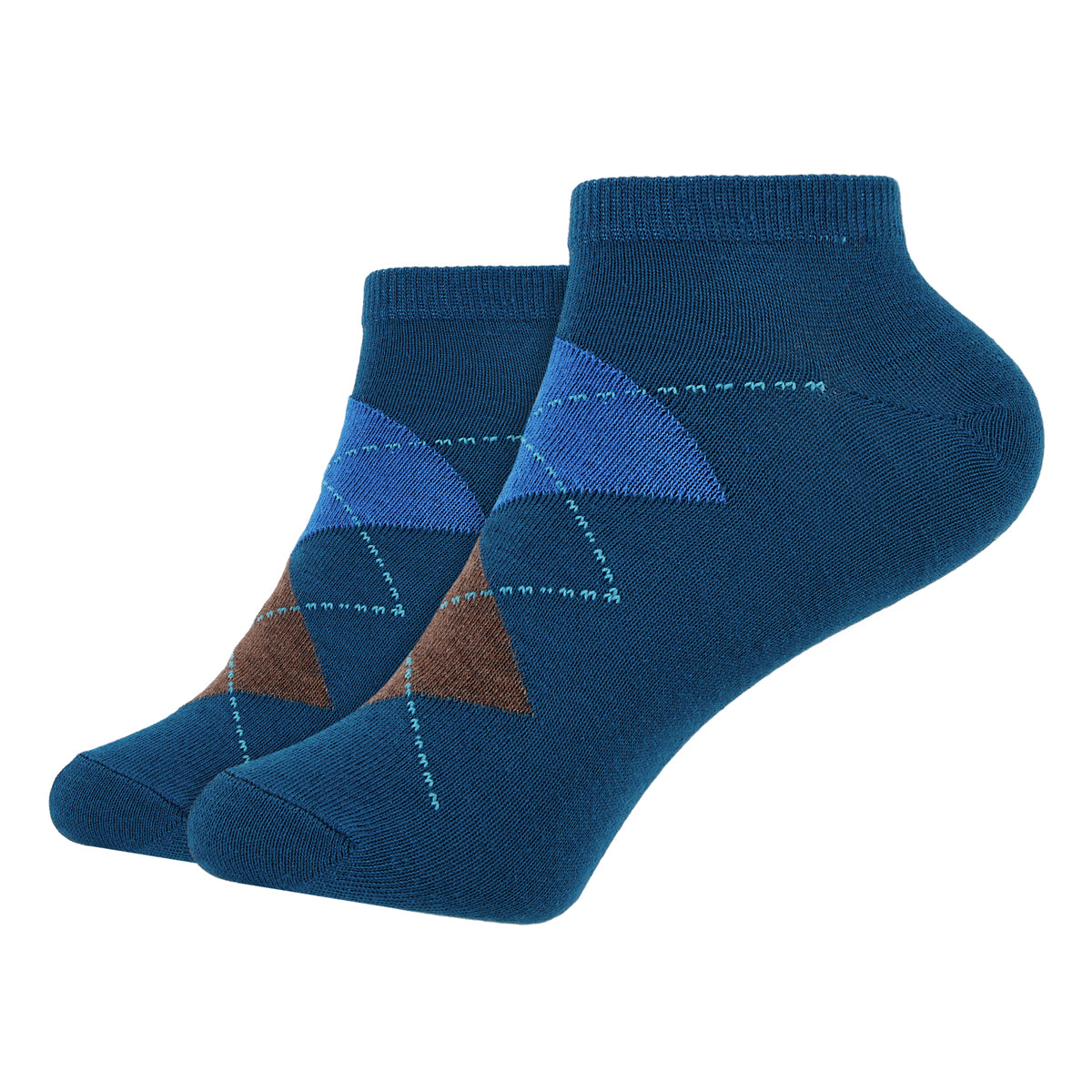 Womens Ankle Length Argyle Printed Socks 1.0 - IDENTITY Apparel Shop