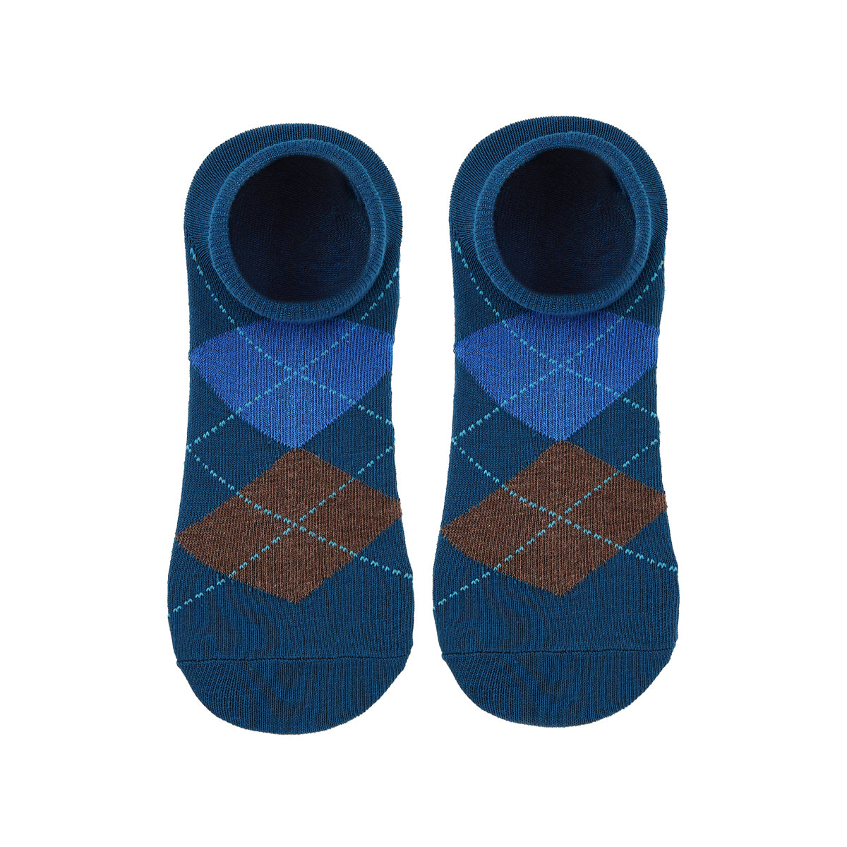 Womens Ankle Length Argyle Printed Socks 1.0 - IDENTITY Apparel Shop