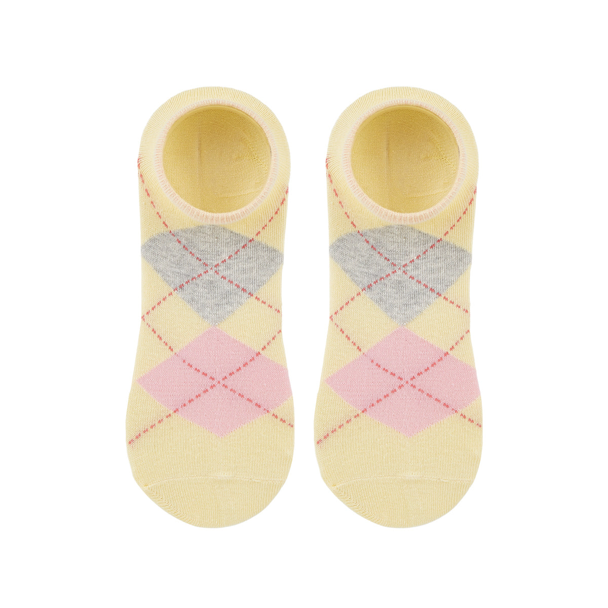 Womens Ankle Length Argyle Printed Socks 1.0 - IDENTITY Apparel Shop