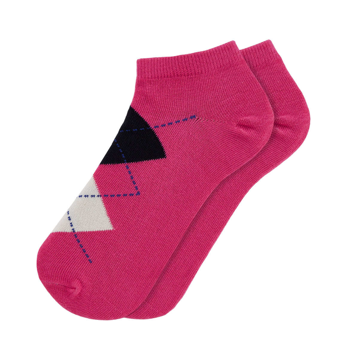 Womens Ankle Length Argyle Printed Socks 1.0 - IDENTITY Apparel Shop