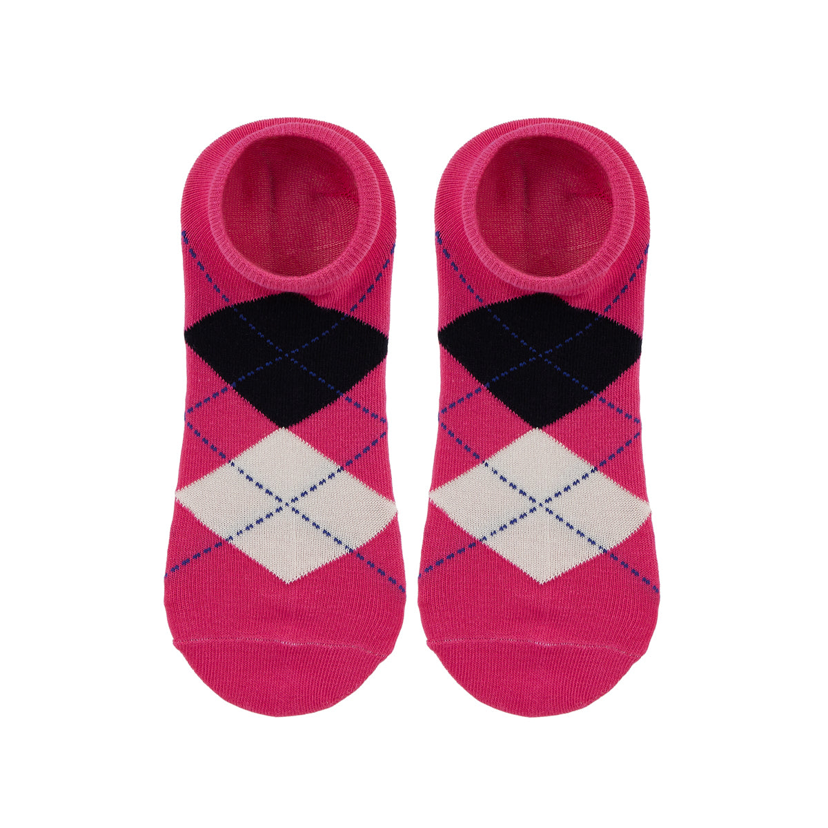 Womens Ankle Length Argyle Printed Socks 1.0 - IDENTITY Apparel Shop