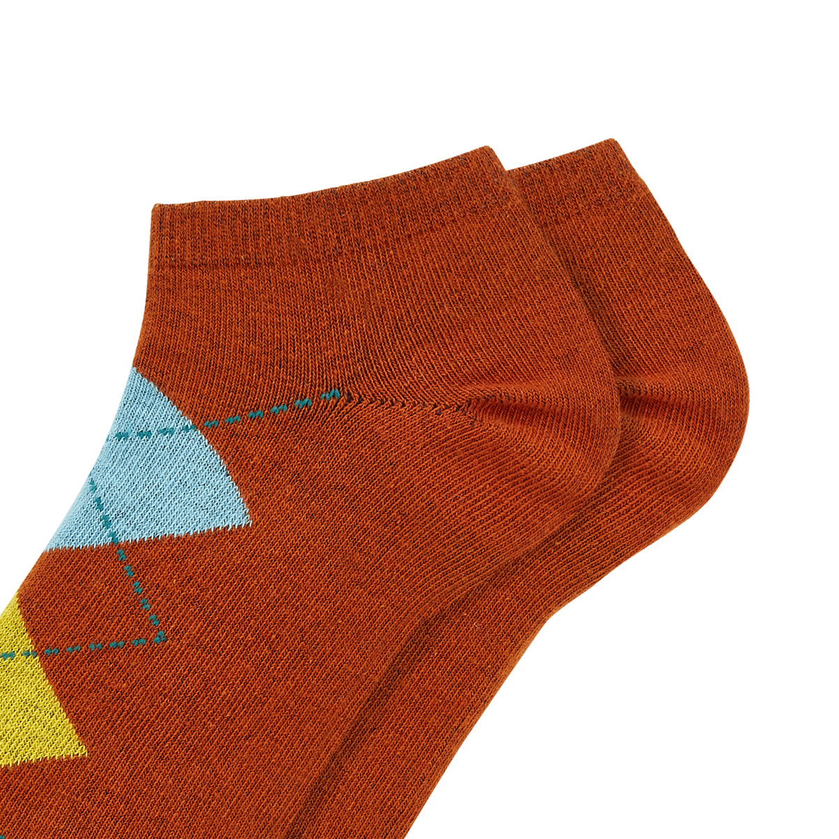 Womens Ankle Length Argyle Printed Socks 1.0 - IDENTITY Apparel Shop