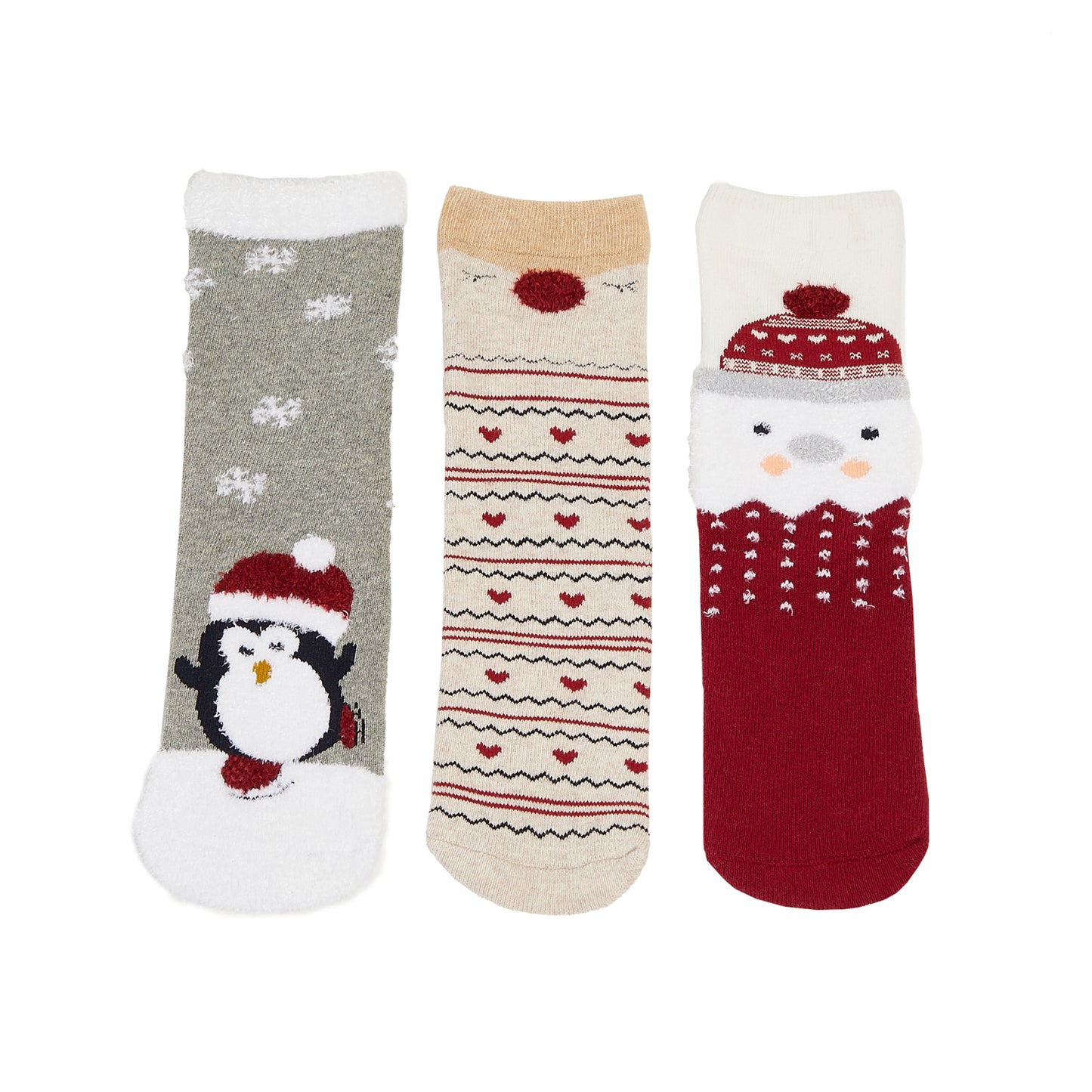Tiny Alpaca 3-In-1 Box Set Printed Colourful Children's Christmas Socks - TS004-1222 - IDENTITY Apparel Shop