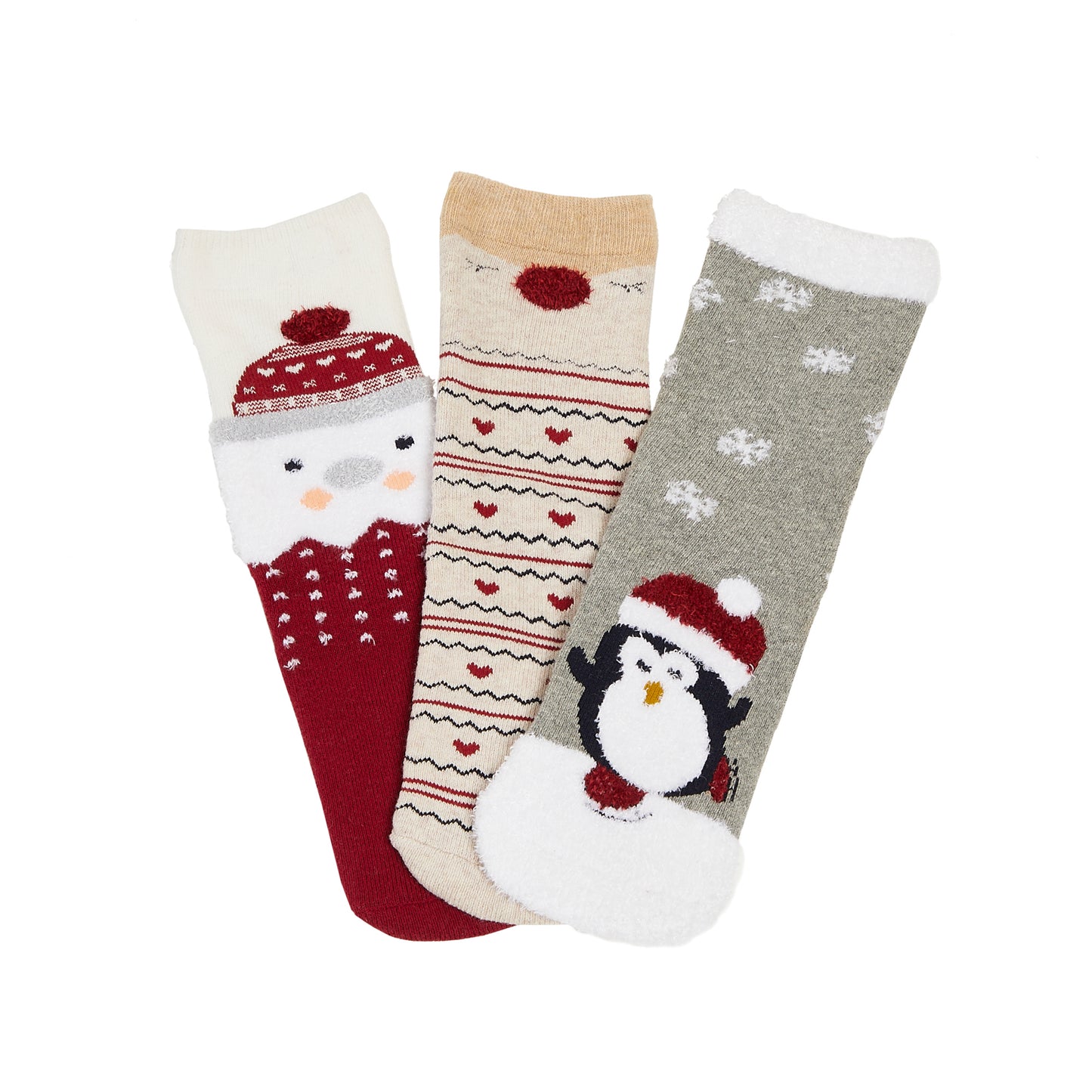 Tiny Alpaca 3-In-1 Box Set Printed Colourful Children's Christmas Socks - TS004-1222 - IDENTITY Apparel Shop